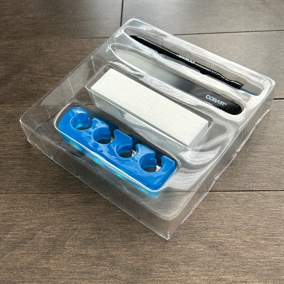 Manicure Pedicure Nail Accessory Kit, DIY Mani Pedi, File Cuticle Buff Tools - Picture 2 of 6